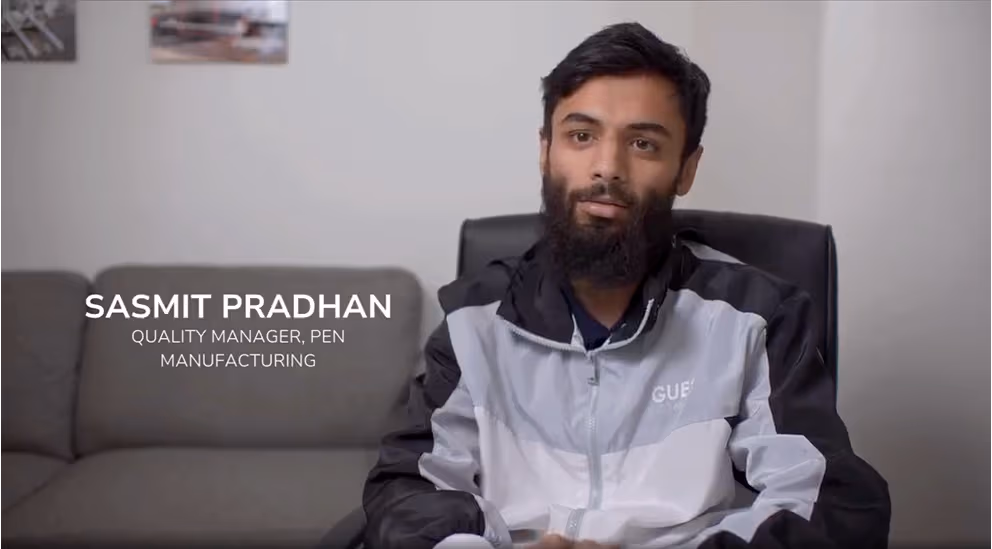 Employee interview video 2 - Join our team at Pen Manufacturing